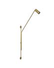 Lustre Arandela Coluna Tubo Cilindro Articulada Ligação Direta Dourado 703