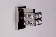 Lustre Arandela Cristal Egípcio Importado Quadrada 459