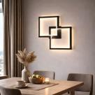 Lustre Arandela de Parede LED Moderna 3 Cores de Luz Bivolt Iluminação Decorativa Quarto Corredor