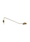 Lustre Arandela Dome Articulada Industrial 120cm Dourado Fosco 640 Lustre Arandela Dome Articulada Industrial 120cm Dourado Fosco 640