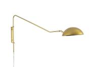 Lustre Arandela Dome Articulada Industrial 90cm Dourado 177 Lustre Arandela Dome Articulada Industrial 90cm Dourado 177