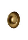 Lustre Arandela Eclipse Redondo Luz Indireta 30cm Led 3000k Dourado 794