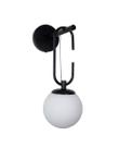 Lustre Arandela Gancho Bola Globo Preto 262