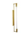 Lustre Arandela Slim Tubular T8 65cm Dourado 188