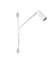 Lustre Arandela Tubo Cilindro Articulada Ligação Direta Branco 657