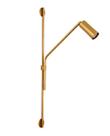 Lustre Arandela Tubo Cilindro Articulada Ligação Direta Dourado 644