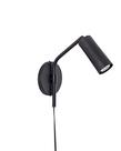 Lustre Arandela Tubo Mini Cilindro Articulada Preto 359