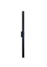Lustre Arandela Tubo Quadrado Linear Fit Slim 100cm Preto 754