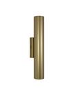 Lustre Arandela Tubo Tubular Dourado Fosco 108