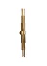 Lustre Arandela Tubos Ouriço 80cm Dourado 828
