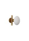 Lustre Arandela Vidro Asteroide Disco Dourado Fosco 793