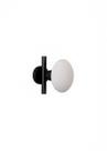 Lustre Arandela Vidro Asteroide Disco Preto 793
