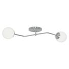 Lustre Aro Sputnik Prata Jabuticaba Orby Sala Quarto Cozinha