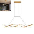 Lustre Aspiral Pendente LED 3000K Ondas Decoraçao Ambiente Moderno Recepçao Hall de Entrada Iluminaçao Comercial Residencial Lustre Aspiral Pendente LED 3000K Ondas Decoraçao Ambiente Moderno Recepçao Hall de Entrada Iluminaçao Comercial Residencial