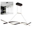 Lustre Aspiral Pendente LED Ondas Moderno Recepçao Hall de Entrada Iluminaçao Comercial Residencial Decoraçao Ambiente Lustre Aspiral Pendente LED Ondas Moderno Recepçao Hall de Entrada Iluminaçao Comercial Residencial Decoraçao Ambiente