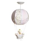 Lustre Balão Bolinha Ursinha Princesa Quarto Bebê Infantil Menina