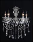 Lustre Belvoir Cromado 5 Braços Tupiara