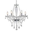 Lustre Candelabro Maria Teresa - 6 Braços Transparente