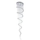 Lustre Cascata Espiral Cristal K9
