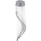 Lustre Cascata Mini Cristal K9 Ø25x90cm