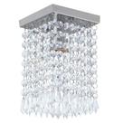 Lustre Clearcrilic Aurora de Cristal Acrilico Quadrado