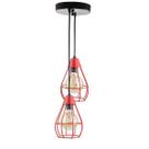 Lustre com 2 Pendentes Aramados GOTA - CORES