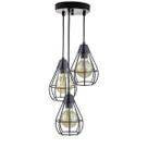 Lustre com 3 Pendentes Aramados GOTA - CORES