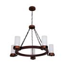 Lustre Country 1105E Luminária Rústica 5 lâmpadas Luminárias Müller