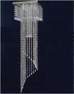 Lustre Crist. Acril. Comp. 1,20m Base31cm Inox Esp P/1lam 31311201
