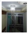 Lustre Cristais Acril 1m Comprim Base 30cm P/ 1 Lamp 301001