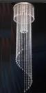 Lustre Cristais Acrilicos Espiral 1,70m Base 30cm 301701