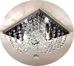 Lustre Cristais Legítimos Arqueado 30x30 Ld031b Lúmens Design