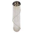 Lustre Cristal Esferas Luxo D60xH180CM - Smart Norte