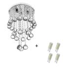Lustre Cristal Legitimo Classic Round Long 25 + Lamp 6000