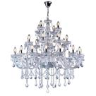 Lustre Cristal Legítimo Clássico Corsalle 28 Braços Candelabro Maria Tereza E14 Bivolt