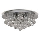 Lustre cristal legítimo k9,Base 30 cm 4 soquetes Gu10.