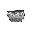 Lustre Cristal Retangular Led 6500k Bivolt Cor Prata Mod. 1529/400x600 Lustre Cristal Retangular Led 6500k Bivolt Cor Prata Mod. 1529/400x600