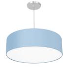 Lustre Cupula Pendente Dome 50x15cm Magnífico Azul