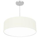 Lustre Cupula Pendente Dome 50x15cm Magnífico Bege