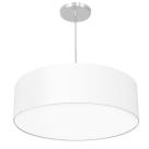 Lustre Cupula Pendente Dome 50x15cm Magnífico Branco