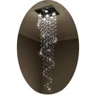 Lustre De Cristais Legítimos K9 1,00 Metro Em Espiral