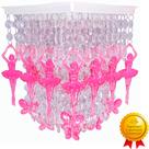 Lustre De Cristal Acrílico Borboleta Bailarina Quarto Teto Forro PVC Luminária Infantil Bebê - Ísis