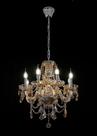 Lustre de Cristal Ambar 8 braços. Lustre de Cristal Ambar 8 braços.
