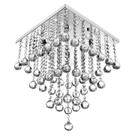 Lustre De Cristal Com 60cm De Altura, Para Quarto/Sala/Hall, Com 49 Esferas Legítimas K9 30mm.