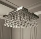 Lustre De Cristal K9 Legítimo 30x30 Cm