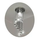Lustre de cristal k9 redondo 30 cm de altura ILUSTRE CRISTAIS
