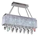 Lustre De Cristal Led 6000k - Retangular Ref My 94337 Hevvy