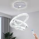 Lustre de Cristal LED FRIXCHUR 20/30/40cm Ajustável 85-265V
