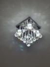 Lustre de cristal legítimo+ 4 leds inclusa