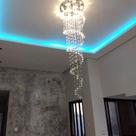 Lustre De Cristal Legítimo Espiral Com 1,20M De Altura, Base De Inox Espelhado Com 40cm De Diâmetro Lustre De Cristal Legítimo Espiral Com 1,20M De Altura, Base De Inox Espelhado Com 40cm De Diâmetro